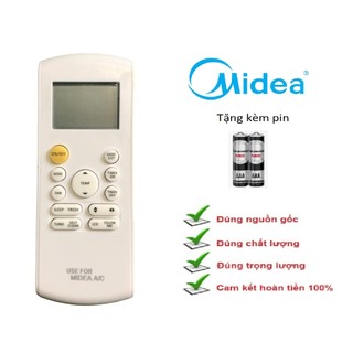 Điều khiển điều hòa Midea các dòng Midea 1& 2 chiều inveter, Hàng tốt 100%