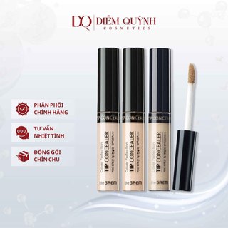 Kem Che Khuyết Điểm The Saem - Kem CKĐ The Seam Cover Perfection Tip Concealer SPF28 PA++ 6.5g