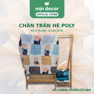 Chăn Hè Trần Bông Mỏng, Chăn Văn Phòng Kích Thước 1m6x1m8 (Video Ảnh Thật)