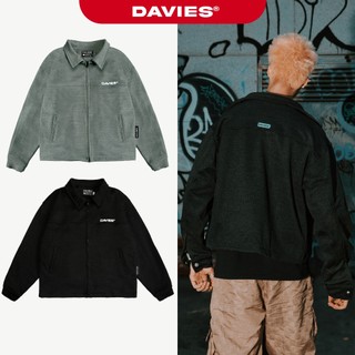 Áo khoác local brand nam nữ DAVIES form boxy đẹp màu đen và xám xanh Elite Jacket | D32-AK7