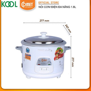 Nồi cơm điện nắp rời 1.8L Comet - ( hỏa tốc TPHCM )