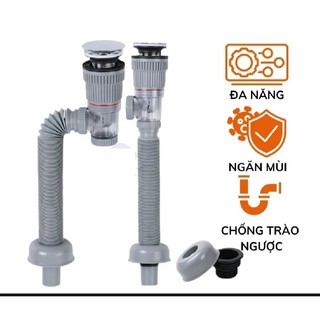 Xả nút nhấn nhựa bồn lavabo rửa mặt