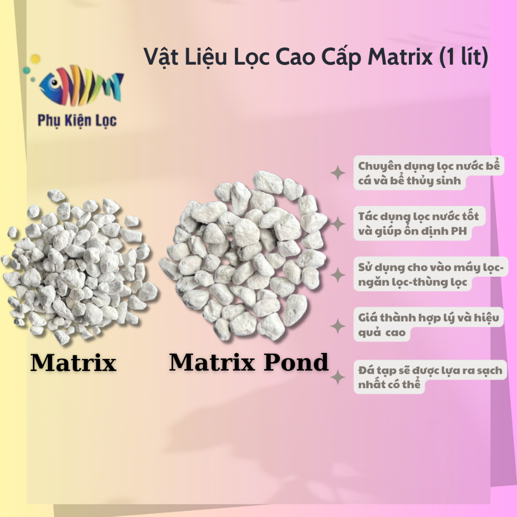 Vật Liệu Lọc Cao Cấp Matrix (1 lít)