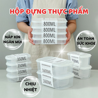 Hộp Nhựa Đựng Thực Phẩm, Hộp Trữ Đông Thức Ăn Để Tủ Lạnh Giúp Thực Phẩm Tươi Lâu - Min House