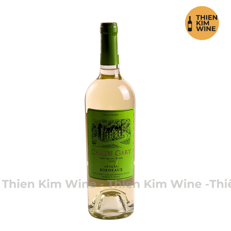 - Rượu Vang Trắng Pháp Chales Gary Cabernet Sauvignon Blanc- 750ml (12.5%)