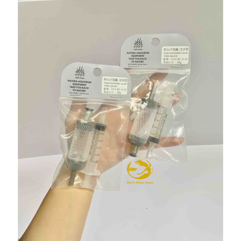 Đếm giọt Week Aqua đơn đầu cho van Co2
