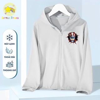 Áo chống nắng bé trai, áo chống nắng mới thoáng mát hình in SIÊU ANH HÙNG cho bé