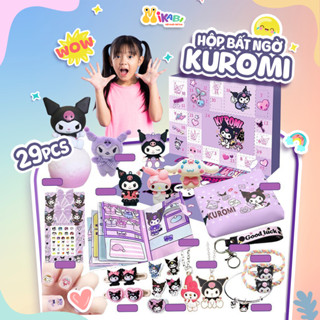 Bộ Đồ Chơi Hộp Quà Bất Ngờ Kuromi 29 Chi Tiết, Pony Thiết Kế Dễ Thương Phiên Bản Nâng Cấp Dành Cho Bé - Đồ Chơi MIKABI