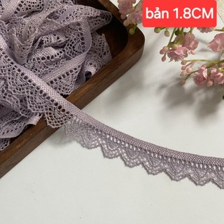 Ren thun viền trang trí, size 1.2cm đến 2cm(dây 5 mét)