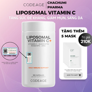 [Tách lẻ] Codeage Collagen - Codeage Glutathion - Codeage NMN - Marine Trẻ Hoá và Trắng Da