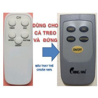 Remote quạt ChingHai Đứng, Treo, Trần  W615A2,W615A HB9360A HS916A [tặng kèm pin] [BẢO HÀNH 3 THÁNG]