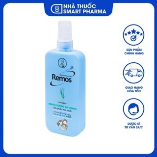 Remos Kem Chống Muỗi và Xịt Đuổi Muỗi Rohto Metholatum Remos 150ml (Hương Lavender, Sả Chanh)