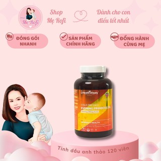 (𝑴𝒂̂̃𝒖 𝒎𝒐̛́𝒊) Tinh dầu hoa Anh Thảo Anh Quốc HealthWisely 120 viên hỗ trợ sức khoẻ nữ về nội tiết