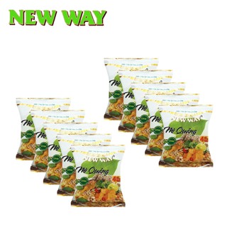 Combo 10 gói mì quảng chay new way