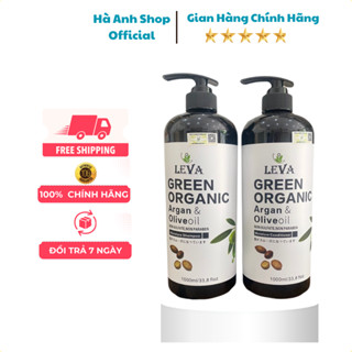 Dầu Gội Xả Leva Green Organic Argan & Olive oil Mượt Tóc Phục Hồi Hương Nước Hoa