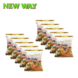 Combo 10 gói mì quảng vị tôm gà new way