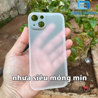 Combo 2 Ốp Lưng Trong Nhám Unibody iPhone 13 Siêu Mỏng