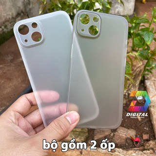 Combo 2 Ốp Lưng Trong Nhám Unibody iPhone 13 Siêu Mỏng