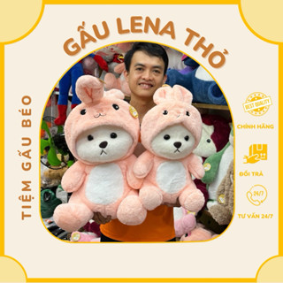 Gấu Bông Teddy Lena, gấu bông lena thỏ- hàng nhập khẩu
