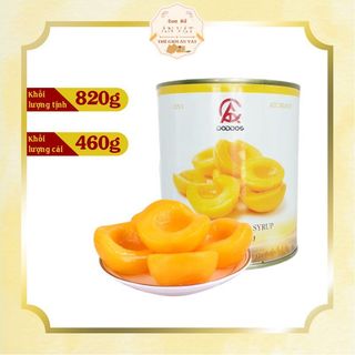Đào ngâm đường ATC 820g - hương vị tự nhiên, ngọt thanh, thích hợp làm trà đào, trang trí bánh