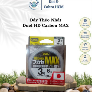 Dây thẻo câu cá duel hd carbon max - made in japan 50m