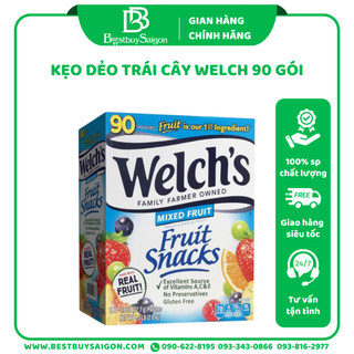 - Full hộp - Kẹo dẻo trái cây Welch'S Fruit Snacks - kẹo dẻo từ trái cây thật