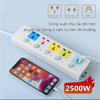Lỗ chia ổ cắm điện cực tiện lợi có hàng.