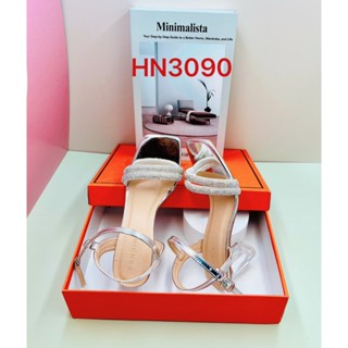 Giày dép cao cấp SENSINI BIZE SIZE (34-43) quai Đá lấp lánh hậu C  gót  mica cao 5cm và 7cm (HN3090)