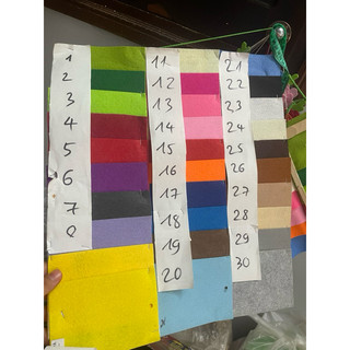 (KHO SỈ) Vải nỉ cứng khổ 90x90cm làm handmade, đồ dùng mầm non, trang trí góc mầm non 🌻Kho Sỉ mầm non Như Ý 🌻