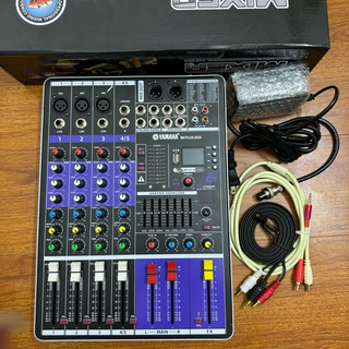 Bàn Trộn Âm Thanh Mới Nhất m MIXER YAMAHA M4 PLUS 2024 Hát Karaoke Ra Loa,Amly, Hát Thu Âm Livestream + Phụ Kiện