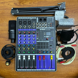 Combo mic hát thu âm livestream cao cấp TAKSTAR SM8B Và Mixer Yamaha M4 Plus đều là là bản mới 2024 kèm đầy đủ phụ kiện
