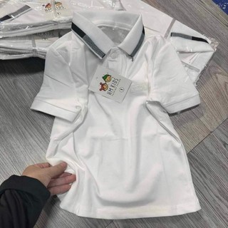 Áo thun ngắn tay cổ bẻ cực đẹp cho bé trai/ gái 7-30kg