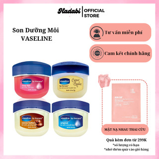Son Dưỡng Môi Vaseline Lip Theraphy Hũ 7gram, Sáp Dưỡng Môi Vaseline Lip Therapy 7g USA, Dưỡng Môi Mềm Mịn Hadabi