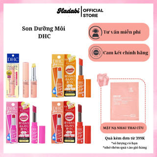 Son dưỡng môi dhc lip cream, son dưỡng dhc có màu, son dưỡng môi mềm mịn, dưỡng ẩm, dưỡng môi khô thâm nẻ hadabi