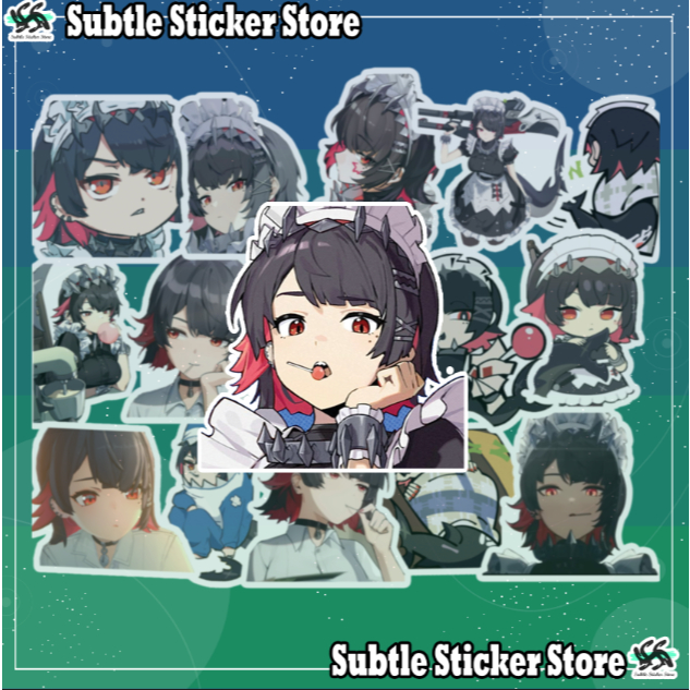 [Zenless Zone Zero] - Set 10/15 Sticker Ellen Joe | Ellen - Nội trợ Victoria game ZZZ hình dán trang