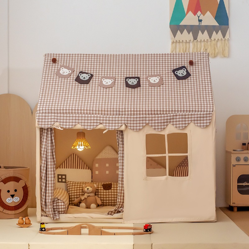 Lều cho bé, Lều công chúa hoàng tử, Mang cả thế giới vào ngôi nhà của bé, Size lớn, Khung inox cao cấp, Vải dù siêu bền