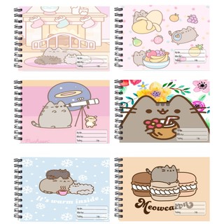 Vở vẽ pusheen lò xo A5 VV5I27 20 tờ thần tượng kpop hoạt hình cute dễ thương mèo kitty