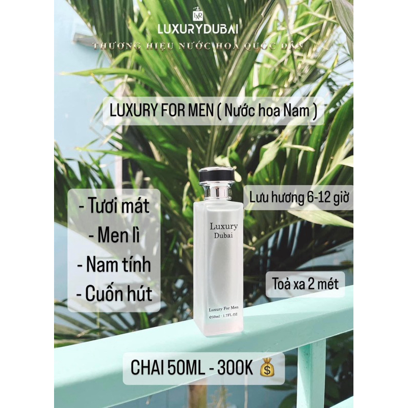 #Luxury Dubai - Nước Hoa Luxury Dubai 50ML - Hàng Chính Hãng