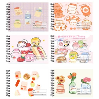 Vở vẽ yakult lò xo A5 VV5I43 20 tờ thần tượng kpop hoạt hình cute dễ thương