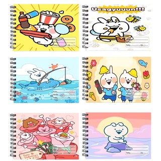 Vở vẽ thỏ usagyuuun lò xo A5 VV5I14 20 tờ kanahei  thần tượng kpop hoạt hình cute dễ thương