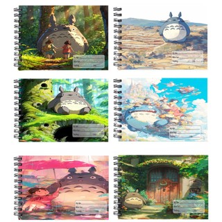 Vở vẽ totoro lò xo A4 VV4I40 20 tờ thần tượng vô diện sumikko shiba hoạt hình cute dễ thương