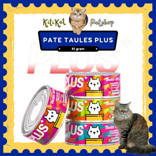 Pate mèo taules plus+ siêu thịt lon 85g, pate taules cho mèo bổ sung nước, giúp tăng cân