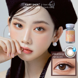 Kính Áp tròng Blurring Brown 14.2mm - FAIRY SHOP CONTACT LENS độ cận 0 - 7 chất liệu MPC POLYMER cho mắt thở OLOLA