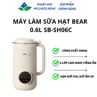 Máy làm sữa hạt Bear 0.6L SB-SH06C - Bảo hành 18 tháng