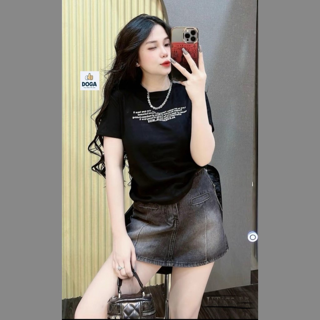 Áo Thun Babytee DOGA có size từ 35-70kg chất BORIP COTTON xịn, màu không đụng hàng tôn dáng Mã 176 | BigBuy360 - bigbuy360.vn