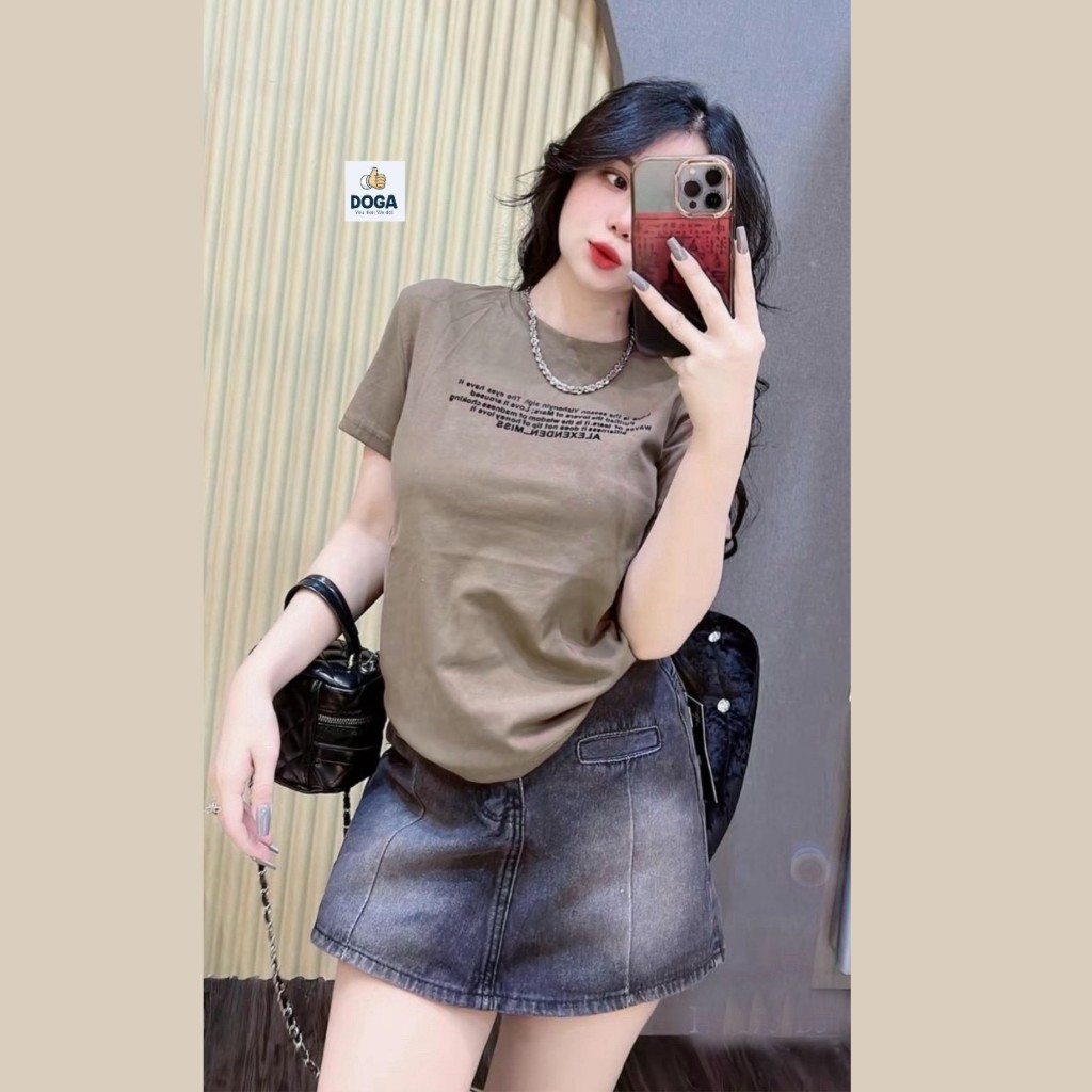 Áo Thun Babytee DOGA có size từ 35-70kg chất BORIP COTTON xịn, màu không đụng hàng tôn dáng Mã 176 | BigBuy360 - bigbuy360.vn