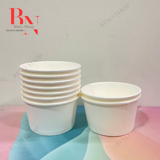 50 Tô Giấy Trơn 290ml Dùng Một Lần