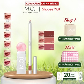 Bộ đôi M.O.I Son Tint Lì Nhẹ Môi LOLLIPOPS - Matte Lasting Lip Tint và Chì Kẻ Viền Môi Đa Năng Perfect Shape Lip Linner
