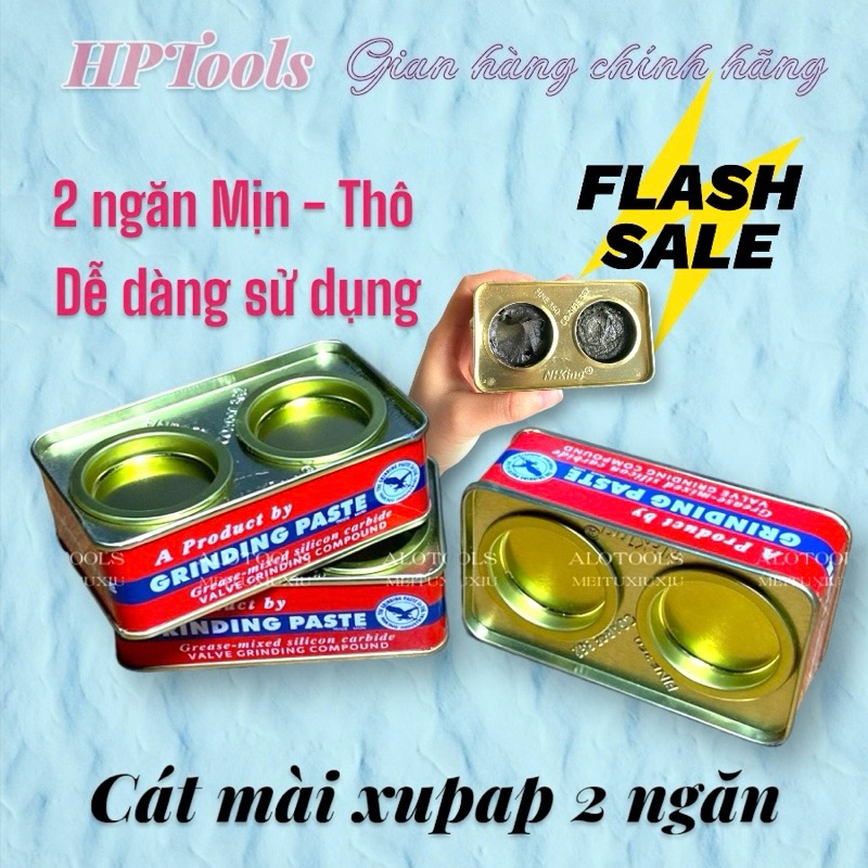 Cát mài supap 2 ngăn mịn + thô