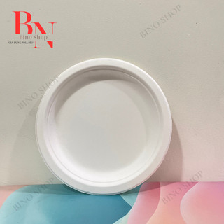 10 đĩa giấy bả mía 18cm - gracz